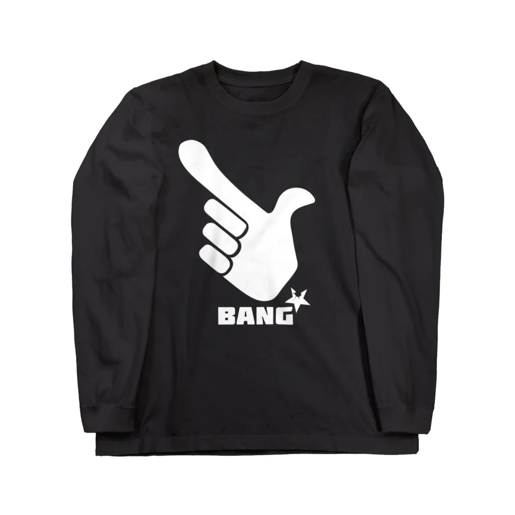 AliviostaのBANG！ 指でピストル ロゴ（W）  Long Sleeve T-Shirt