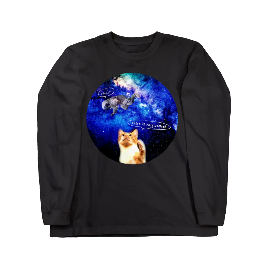 MEOW GALAXYのmy space ロングスリーブTシャツ