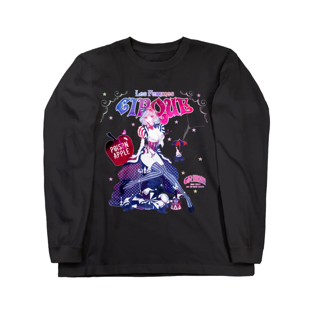 loveclonesの白雪姫と小人のサーカステント ロングスリーブTシャツ