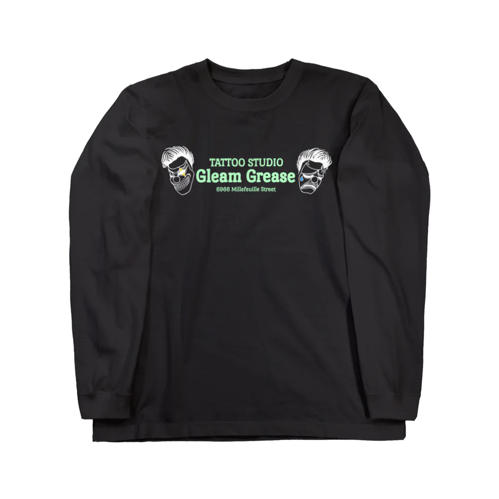 ぽよっとちよっとのGleamGrease TattooStudio Long Sleeve T-Shirt