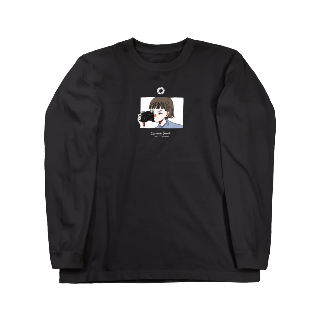 krnのカメラ少女(文字白) Long Sleeve T-Shirt