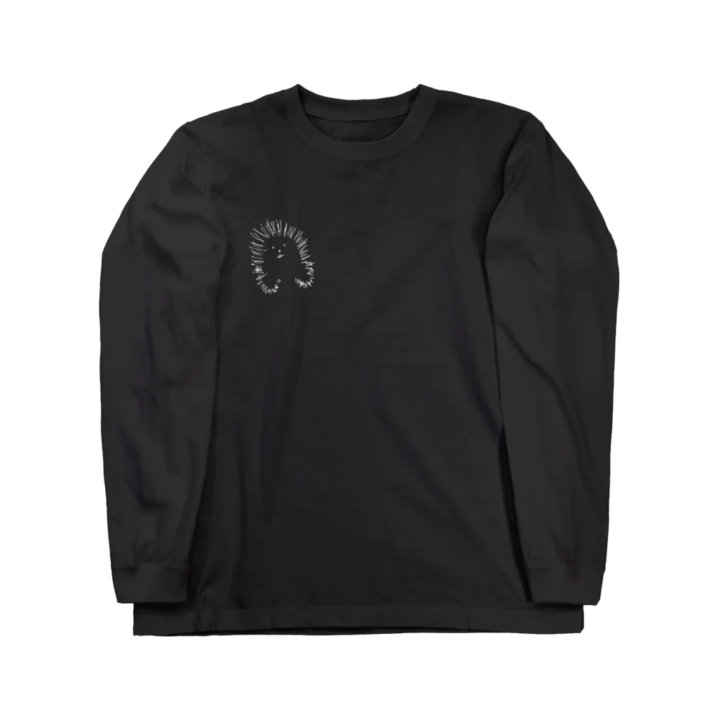 ニャリ子のかなだやまあらし白 Long Sleeve T-Shirt