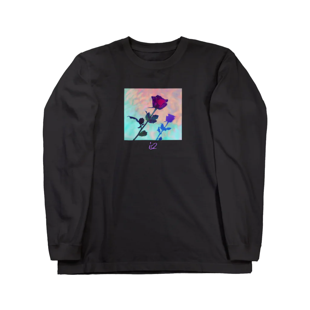 IS2 愛s痛のIS2 Rose simple Long Sleeve T-Shirt