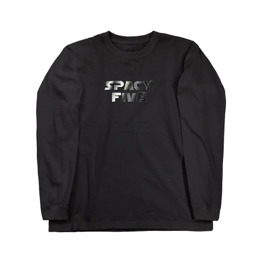 Spacy5 Official OnlineのSPACY5 Star  Metallic Logo Long Sleeve T-Shirt