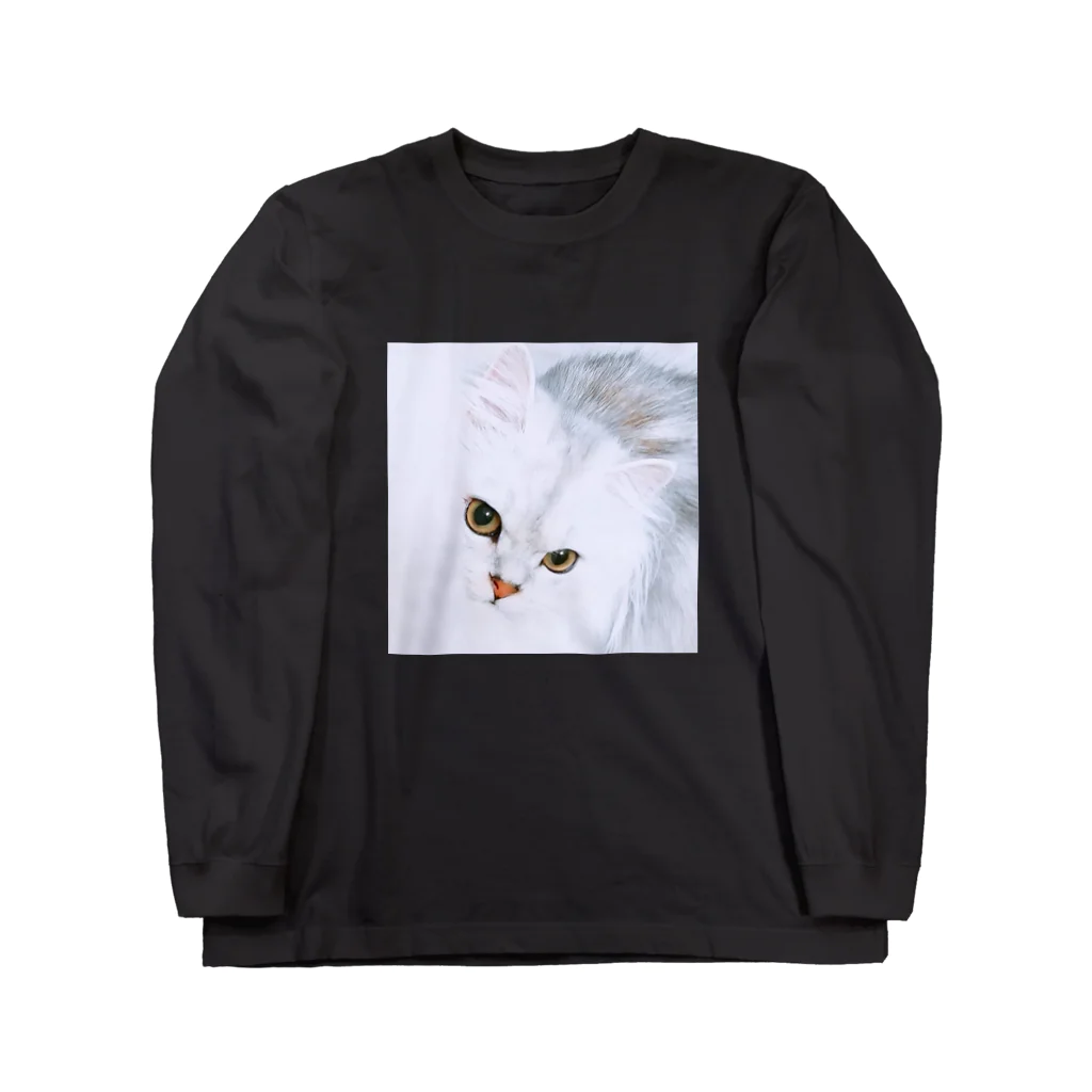 ねこのあんにんのねこのあんにん キリッver. Long Sleeve T-Shirt