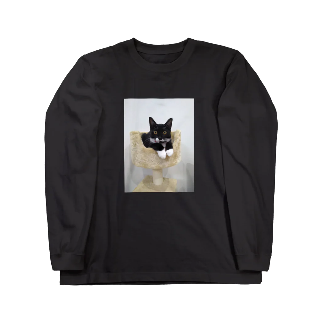 ミルクどりのくつしたねこ ロングスリーブTシャツ