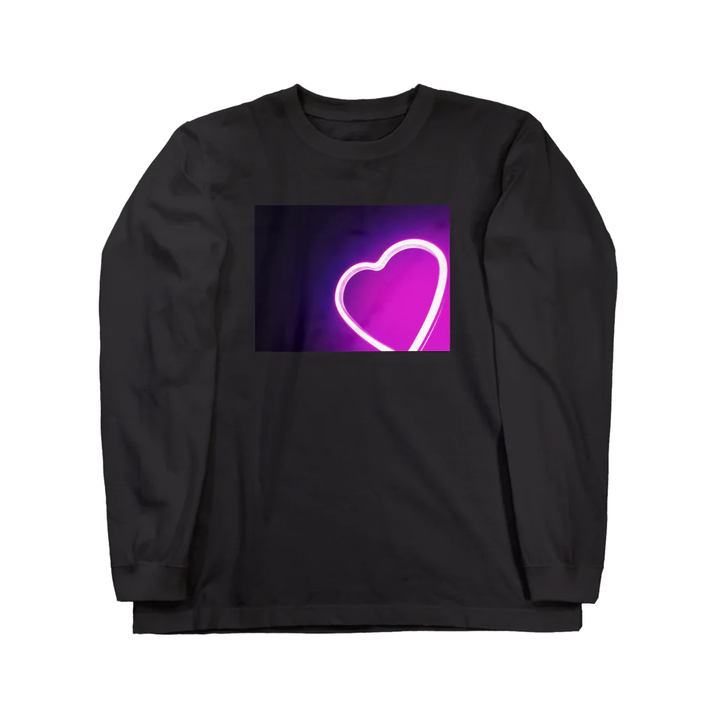 rabbit.bのNEON HEART Long Sleeve T-Shirt