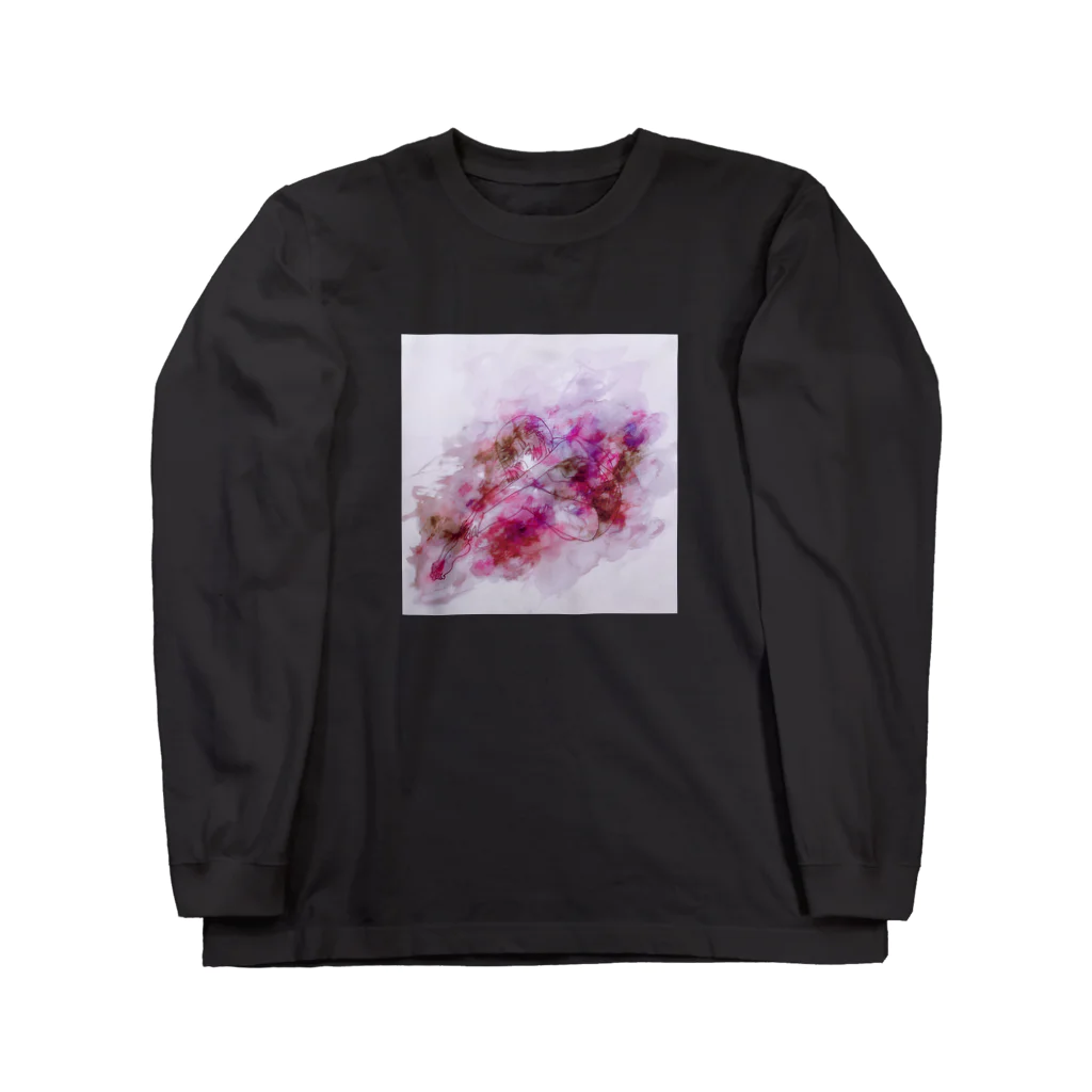 zarame_c5の涙がいっぱいで明日になったかわからないでいる(水彩) Long Sleeve T-Shirt