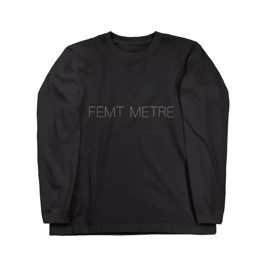フェムトメートルのMETRE 9 ロングスリーブTシャツ