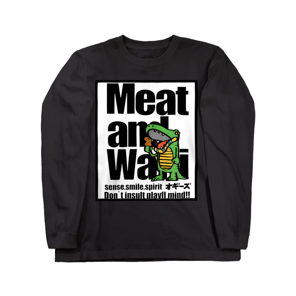 Showtime`sShowのmeat and wani ロングスリーブTシャツ