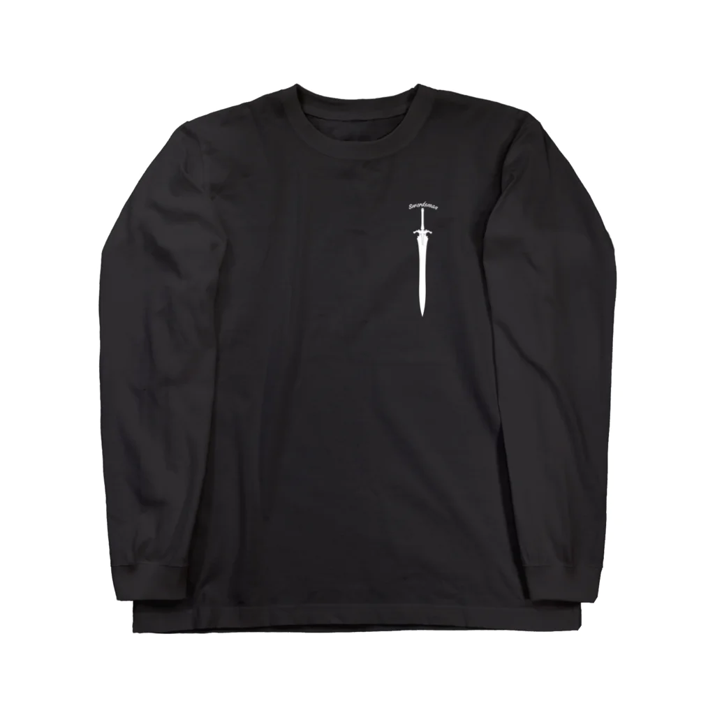 Studio Originの"Swordman" ソードマン_Black Long Sleeve T-Shirt