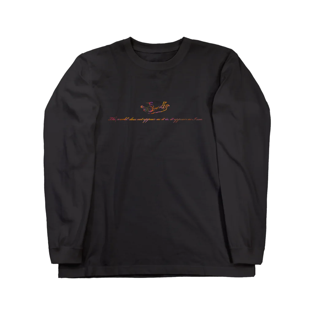 Kazumichi Otsubo's Souvenir departmentのAngel message ~ The world... Long Sleeve T-Shirt