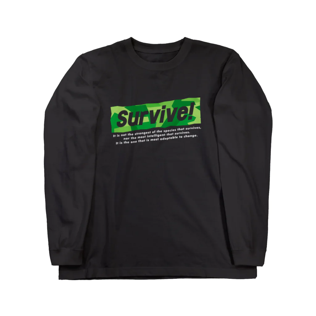 カワズケイのsurvive! Long Sleeve T-Shirt