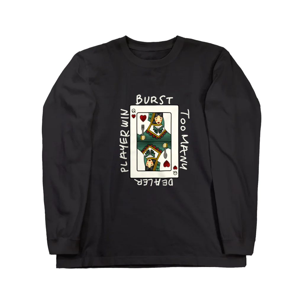 GLITTERLANDの#QUEENOFHEART Long Sleeve T-Shirt