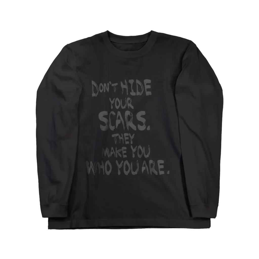 SCARSのDon't hide your scars! ロングスリーブTシャツ