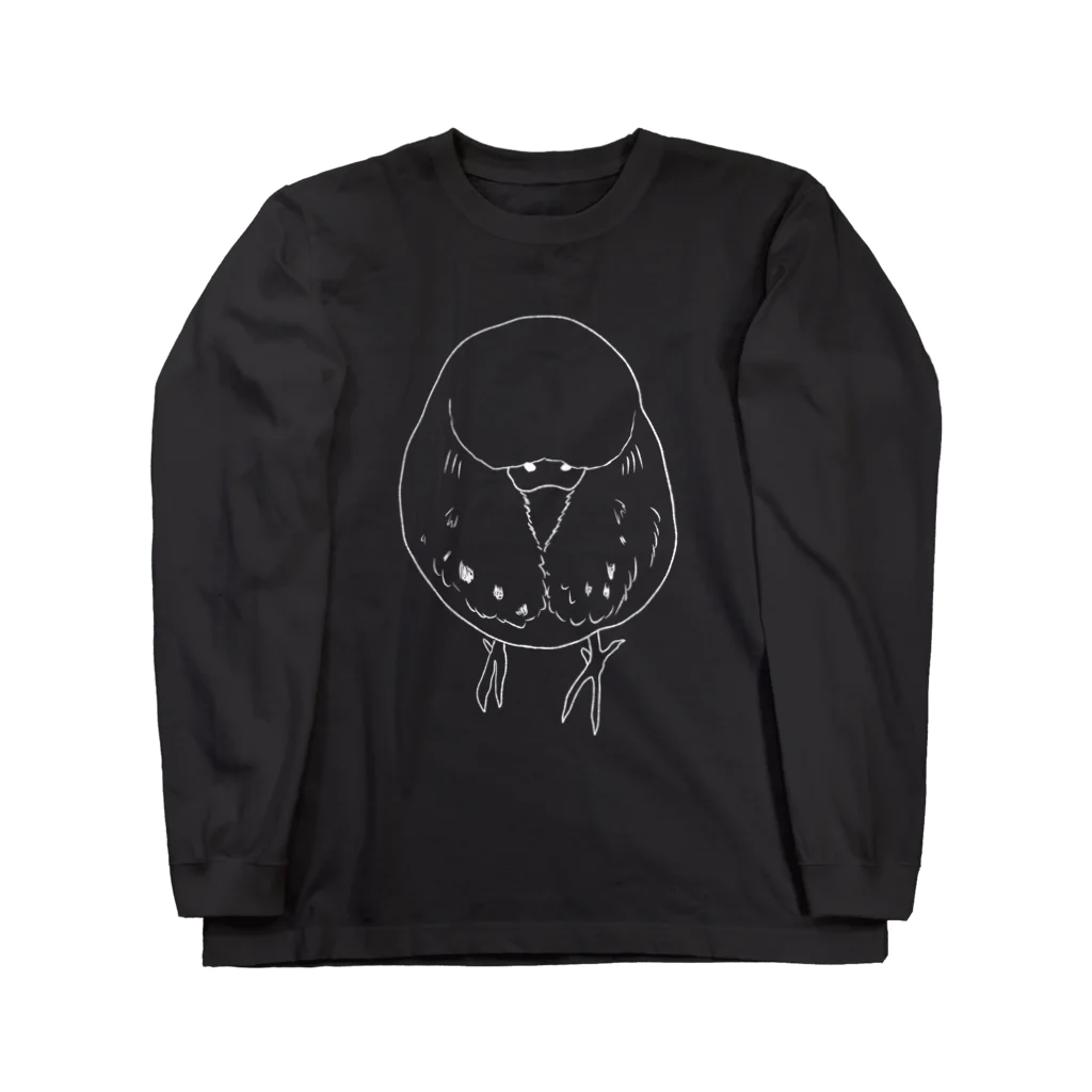 tori-mofumofuの丸ジャンボセキセイインコ Long Sleeve T-Shirt