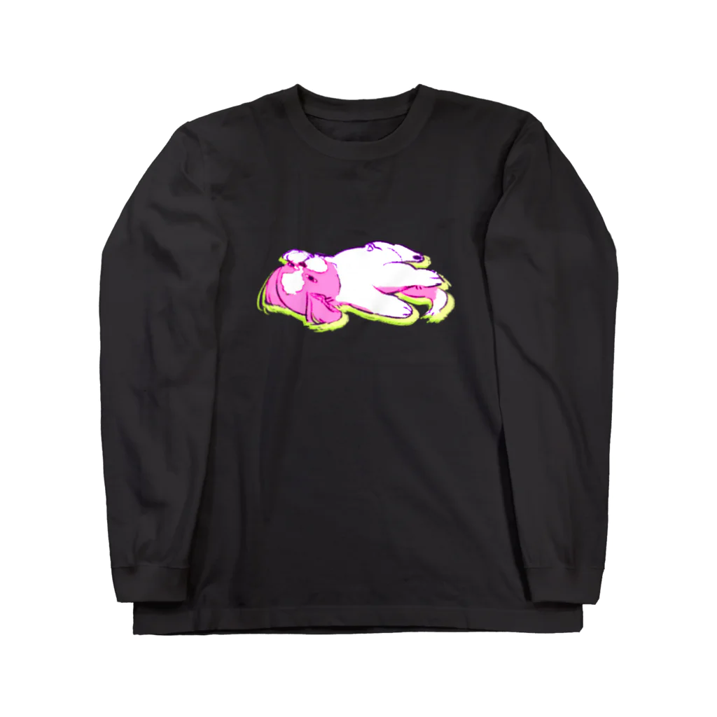 おやすみ屋さん(仮)のサイケシーズー Long Sleeve T-Shirt