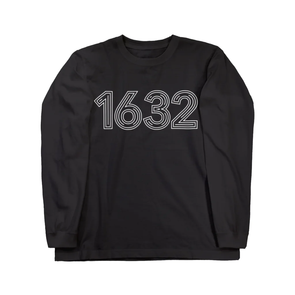 1632のLONG SLEEVE LOGO-T（白抜き） ロングスリーブTシャツ