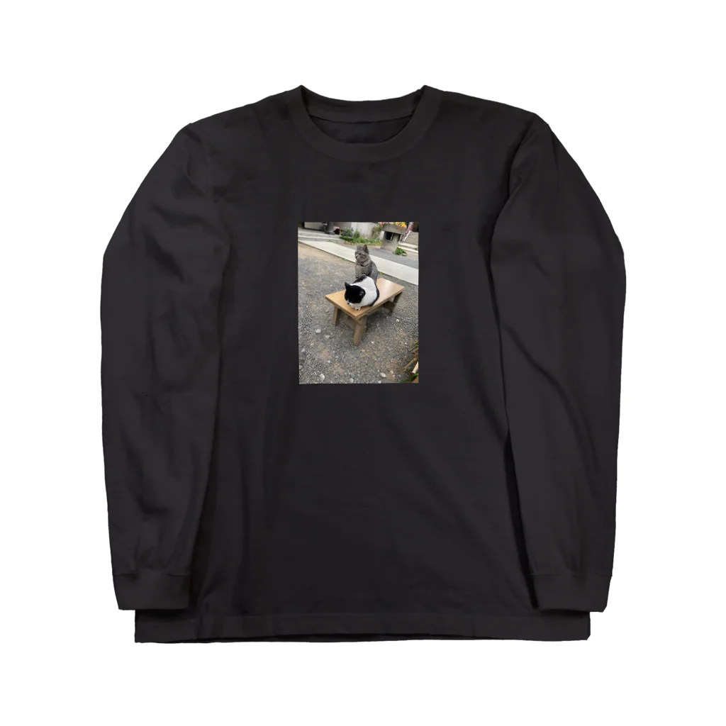 asasakasanの両国の猫たち Long Sleeve T-Shirt