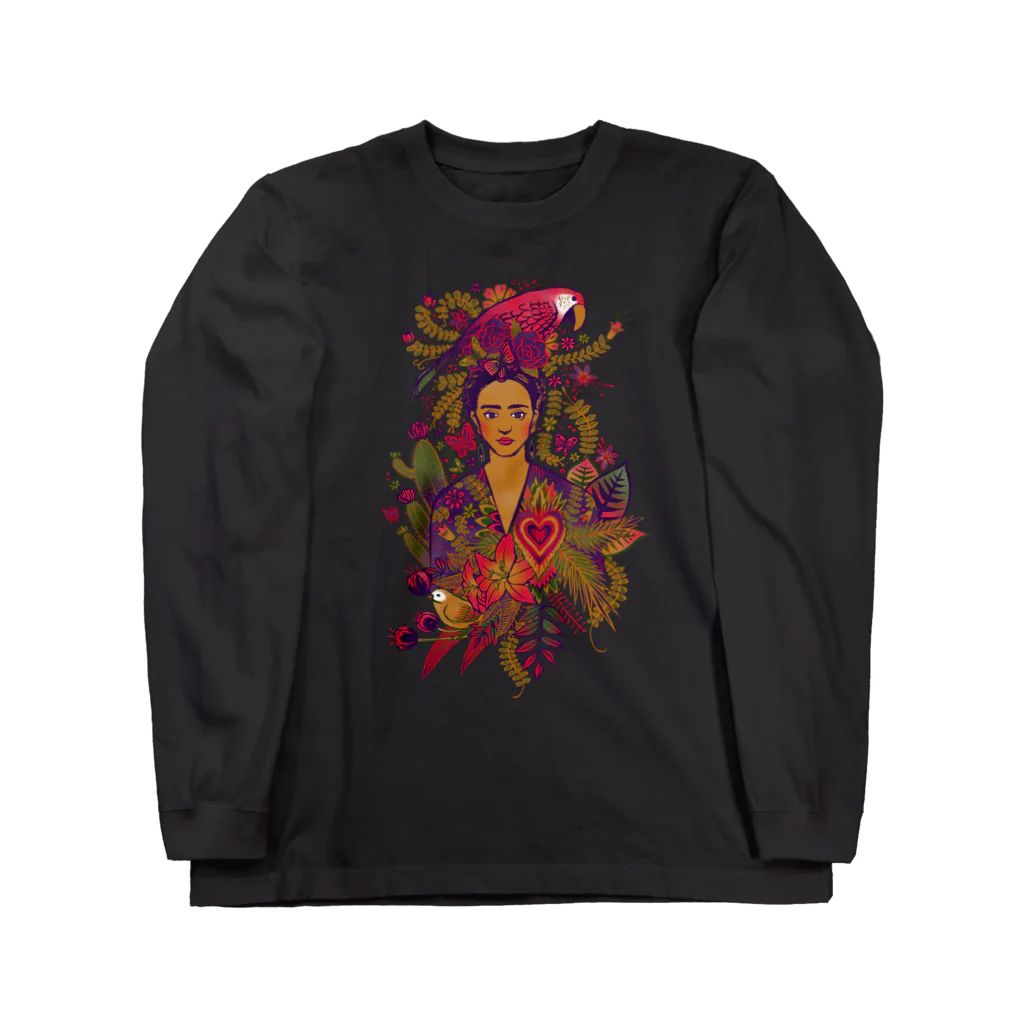 IZANAMI by Akane YabushitaのFrida ロングスリーブTシャツ