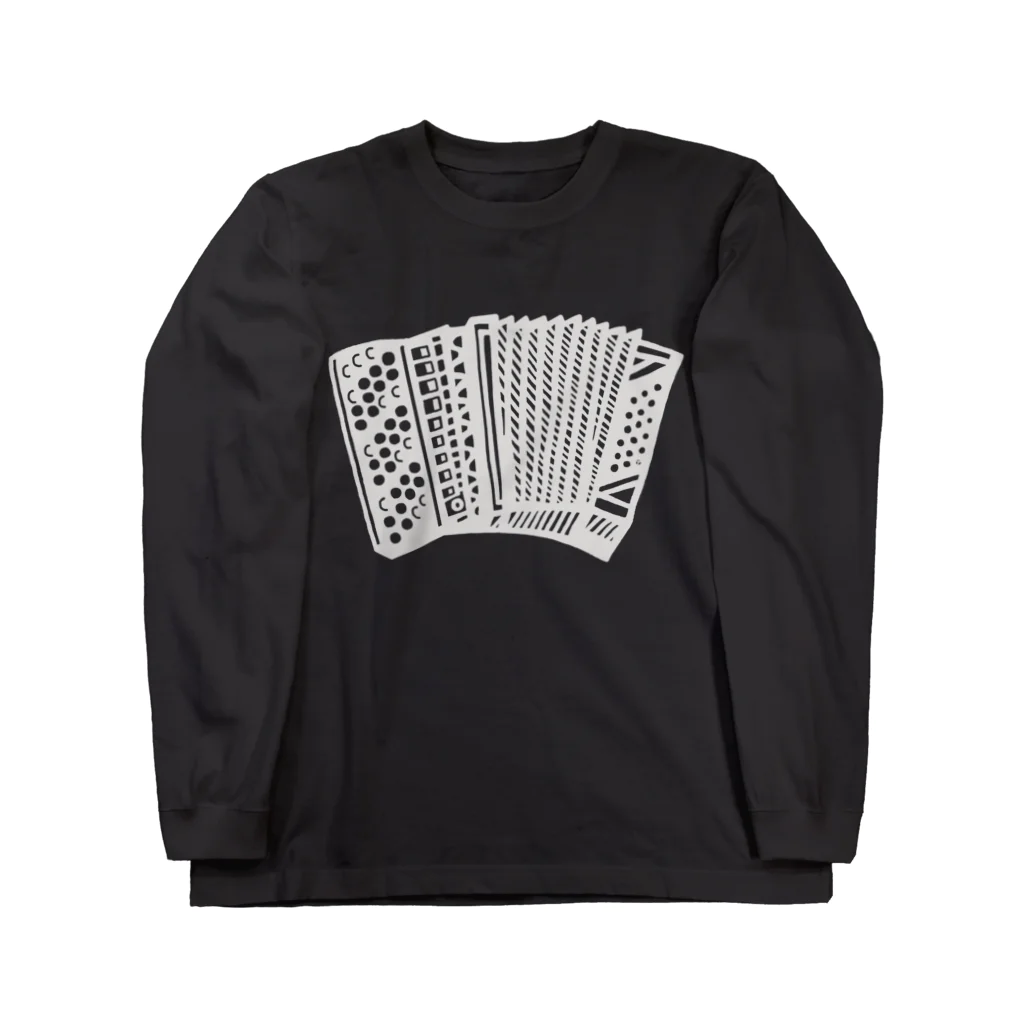 フクハラアキコのボタンアコーディオン Long Sleeve T-Shirt