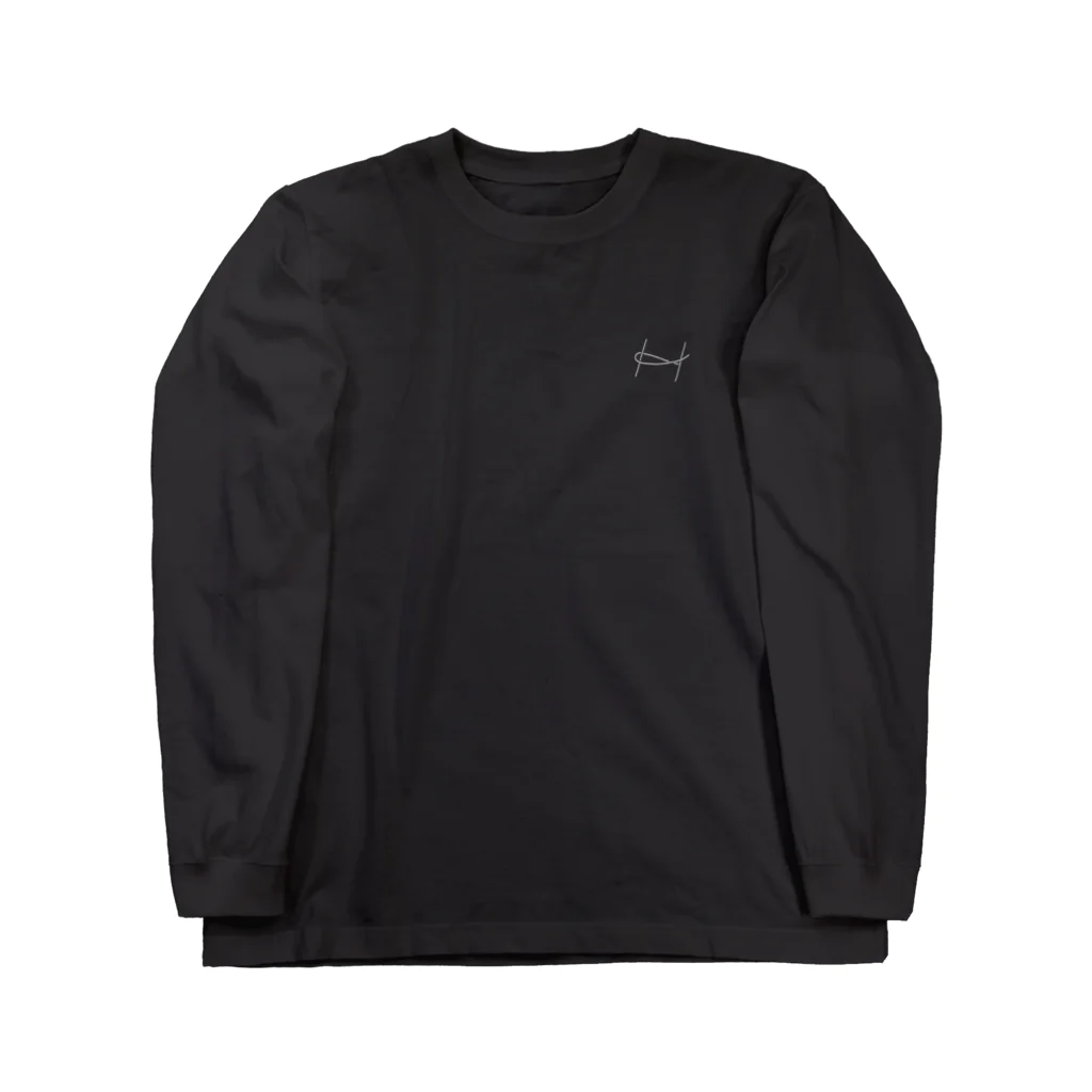 たまこの黒の歩くはりねずみのハリー Long Sleeve T-Shirt