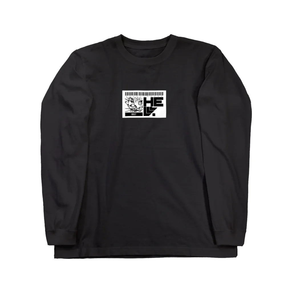 HElll - ヘル - のNo.007 両手で描いたネコ   ロンT Long Sleeve T-Shirt