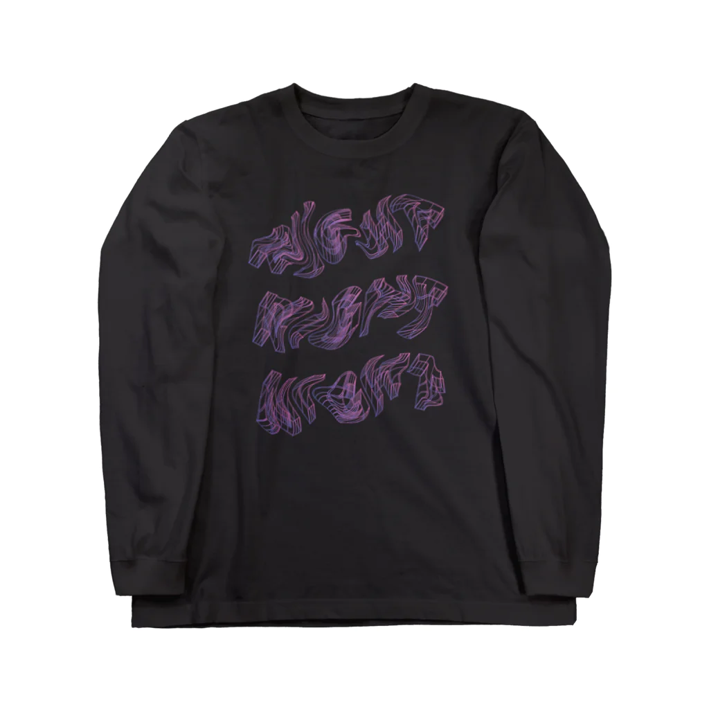 EYE'S SHOPの穏やかじゃNIGHT ゆらゆら Long Sleeve T-Shirt