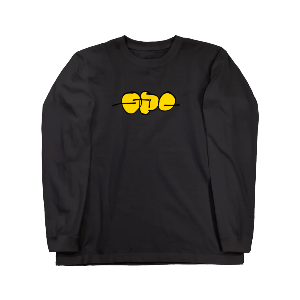 SPCのSPCワンポイントTees （yellow） ロングスリーブTシャツ