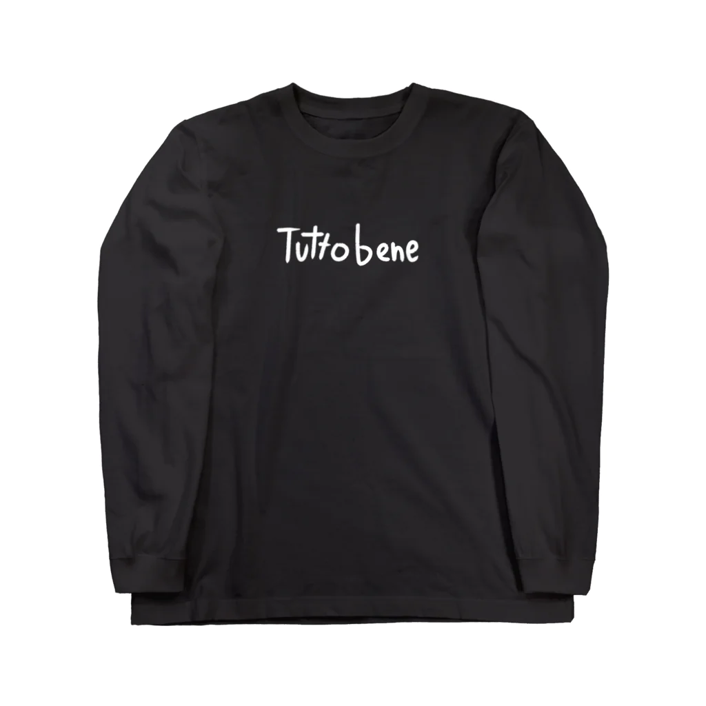 イエネコのTutto bene 全て良し👍 Long Sleeve T-Shirt