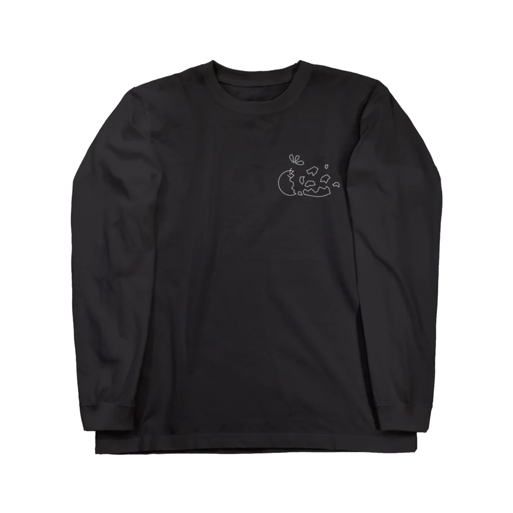 812nishinoの破壊　林檎 Long Sleeve T-Shirt