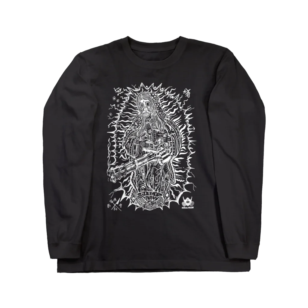 ゴトウヒデオ商店　ゲットースポーツのノーマーシーミニガンマリアスウェット、ロンT Long Sleeve T-Shirt