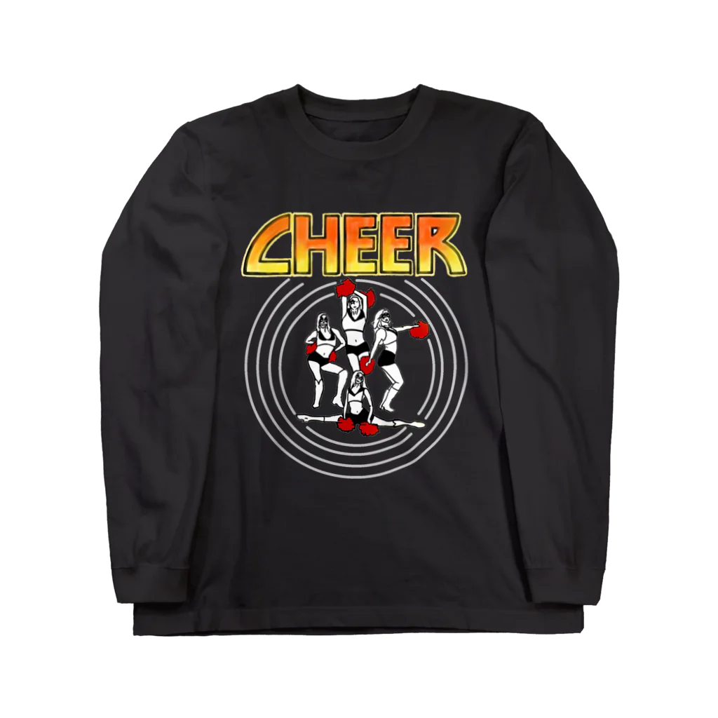 ChellChellCheerのKISS CHEER キッスチア Long Sleeve T-Shirt