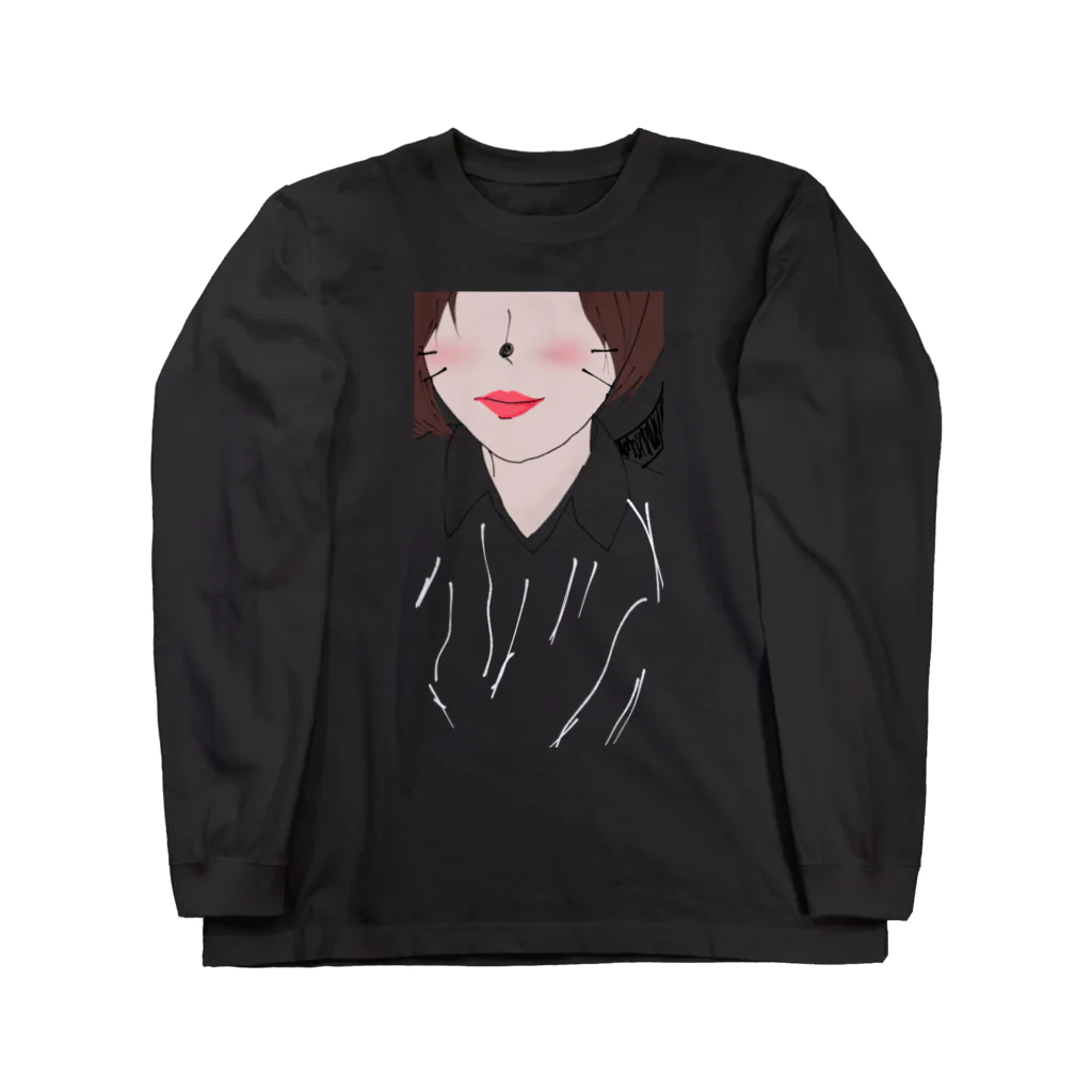 りつの自撮りしてる女 Long Sleeve T-Shirt