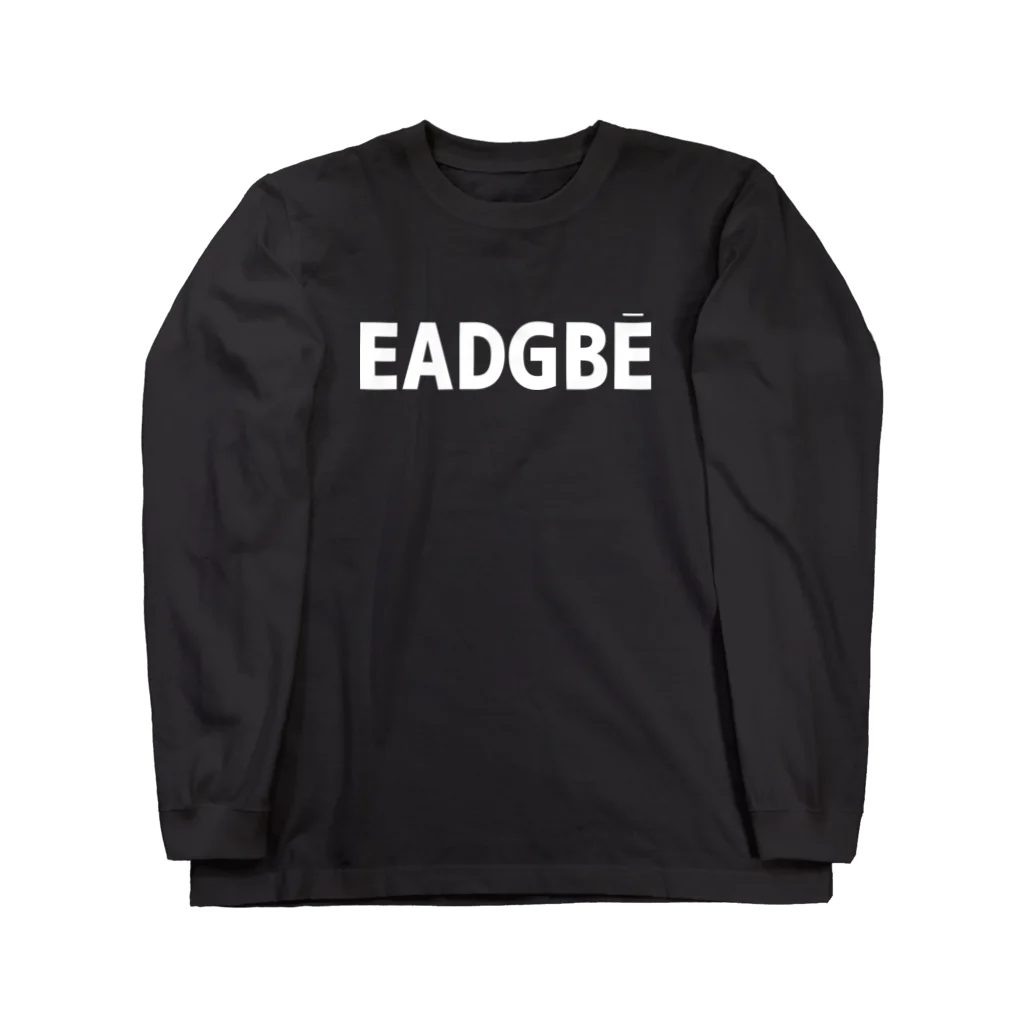 musicshop BOBのEADGBE - レギュラーチューニング Long Sleeve T-Shirt