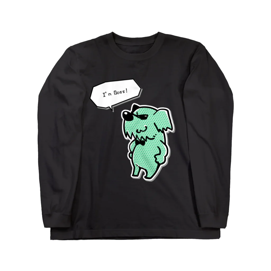 WEBYAの相棒犬ボス Long Sleeve T-Shirt