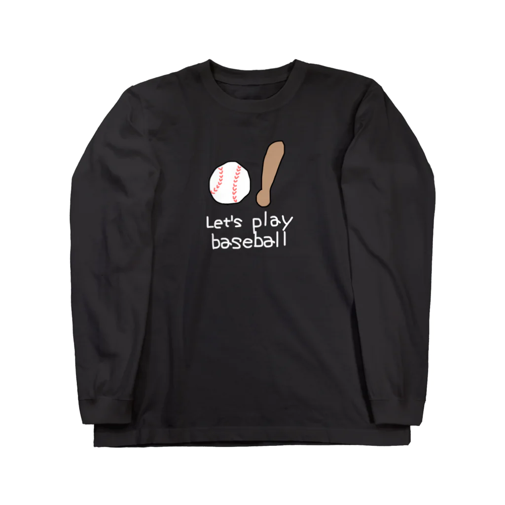 スズナのLet's play baseball ロングスリーブTシャツ