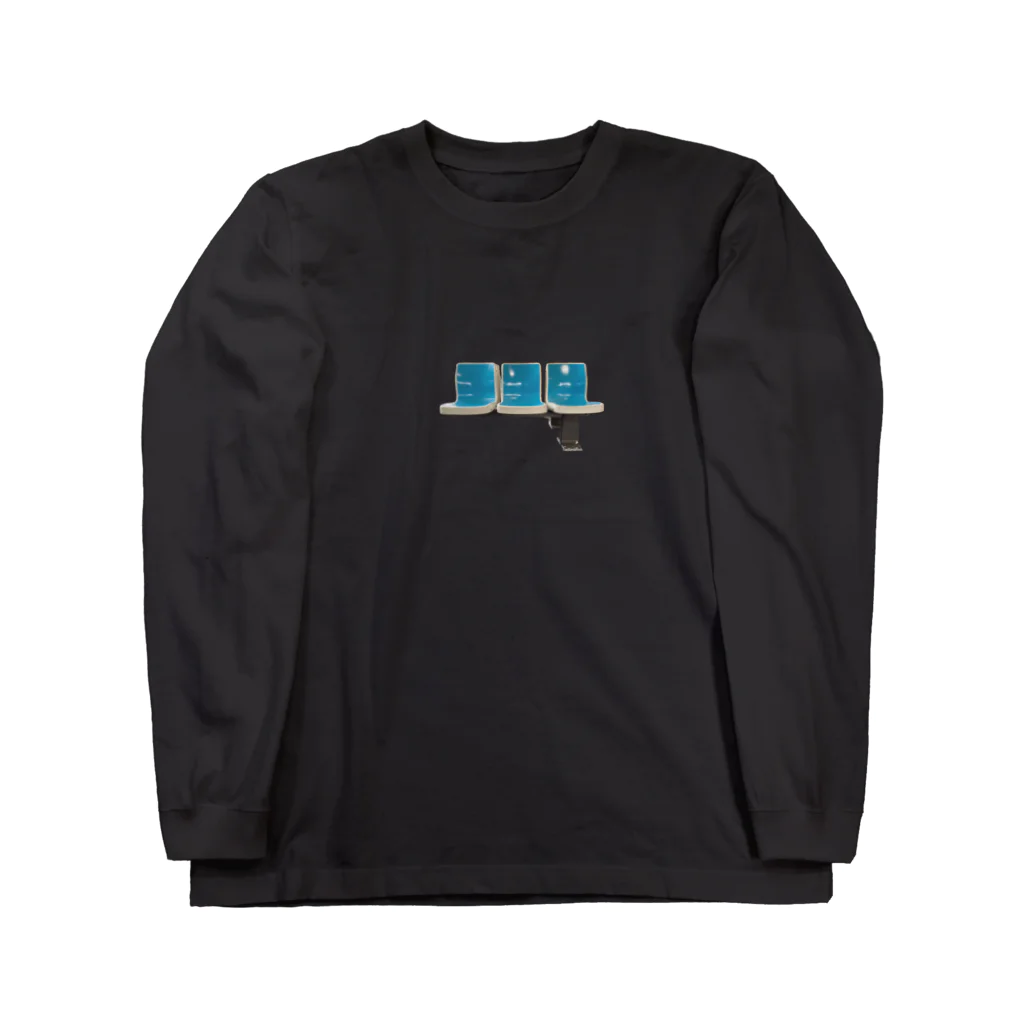 sususu379の彦根港ベンチ Long Sleeve T-Shirt