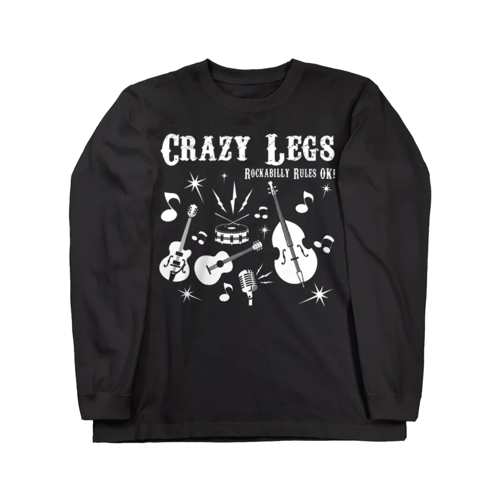 CRAZY LEGSのCRAZY LEGS Rockabilly Rules OK ロングスリーブTシャツ