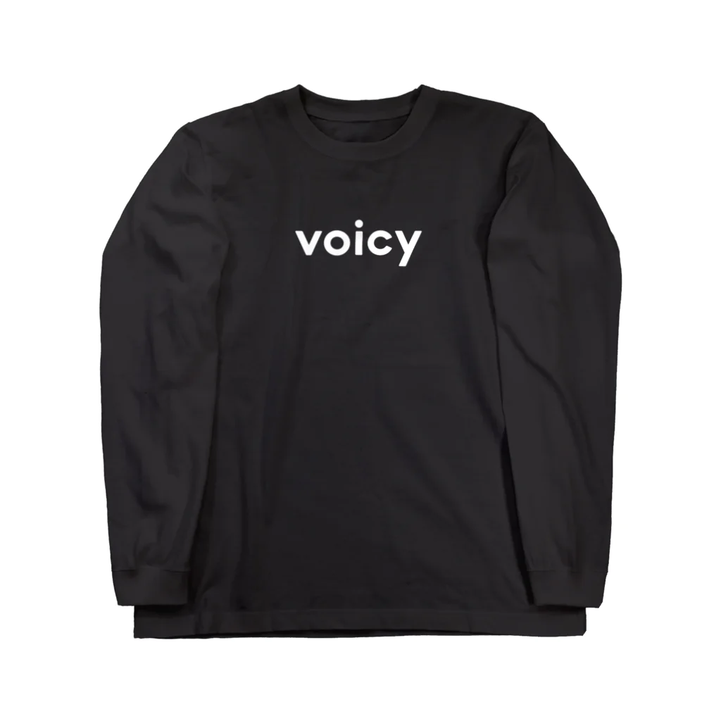 Voicyのコーポレートロゴ　ホワイト Long Sleeve T-Shirt