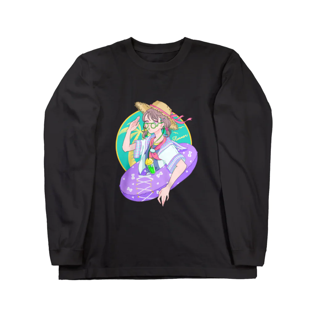 深山のせみがないている Long Sleeve T-Shirt