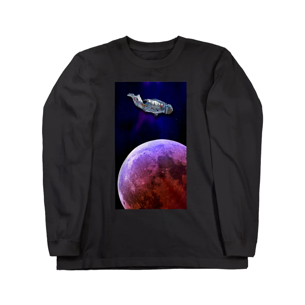 sapphirusのMOON ロングスリーブTシャツ