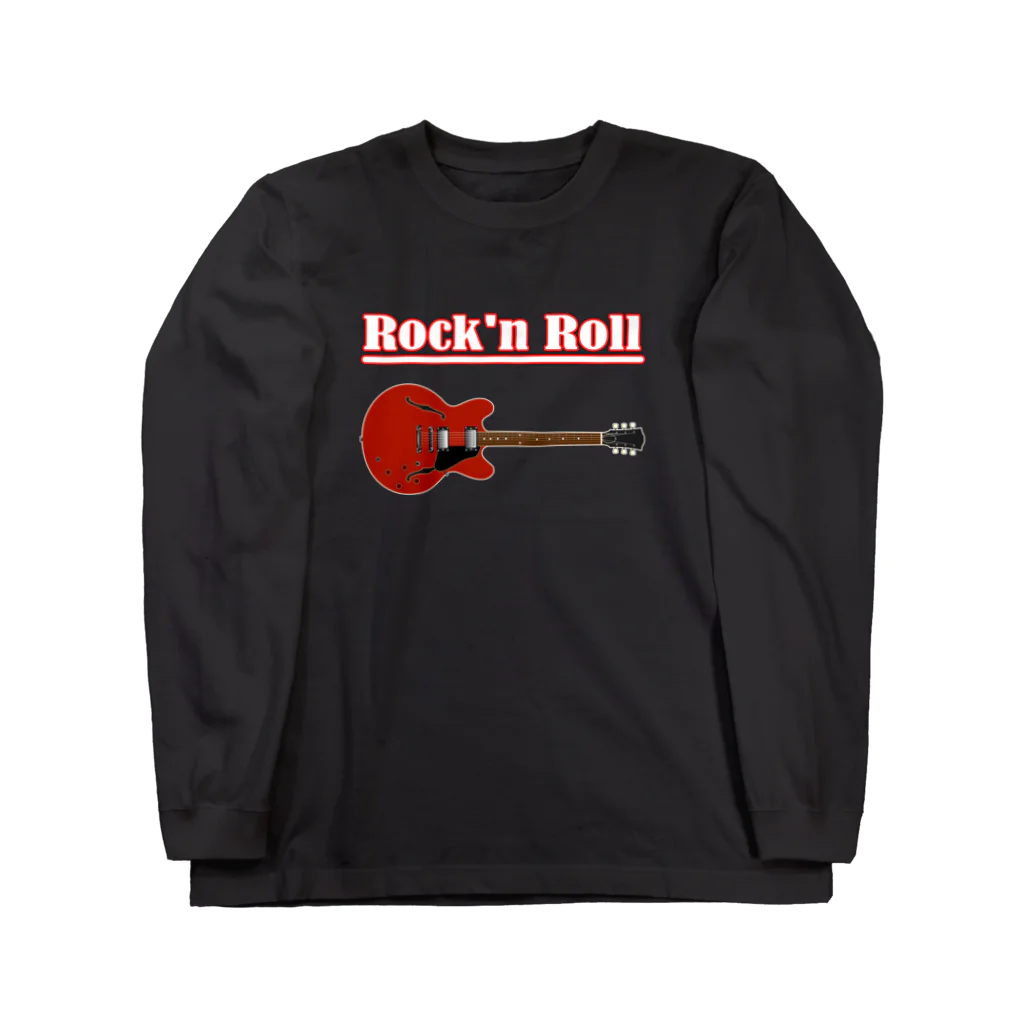 電気鉛筆工房のRock'n Roll ロングスリーブTシャツ