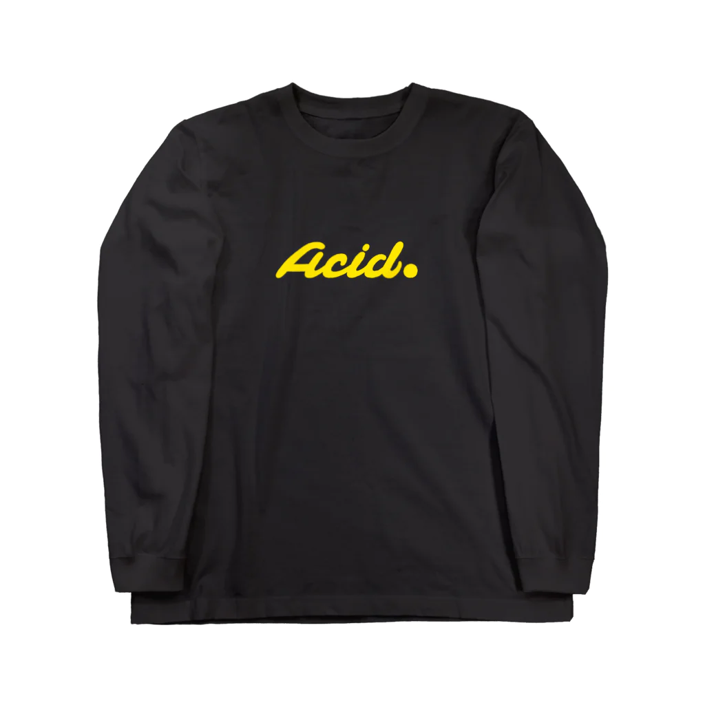 森の部屋のAcid ☺ Yellow ロングスリーブTシャツ