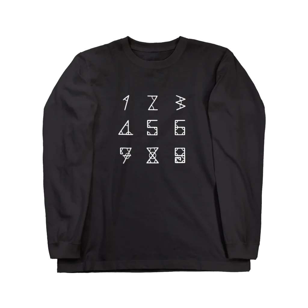 A2C COLLECTIONの数字起源 ロングスリーブTシャツ