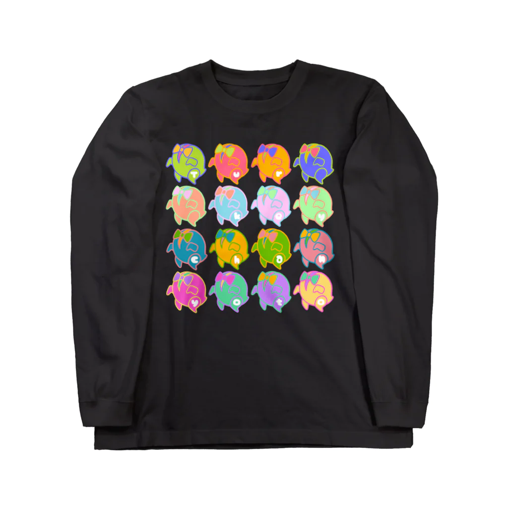 よとのネオンターキーちゃん Long Sleeve T-Shirt