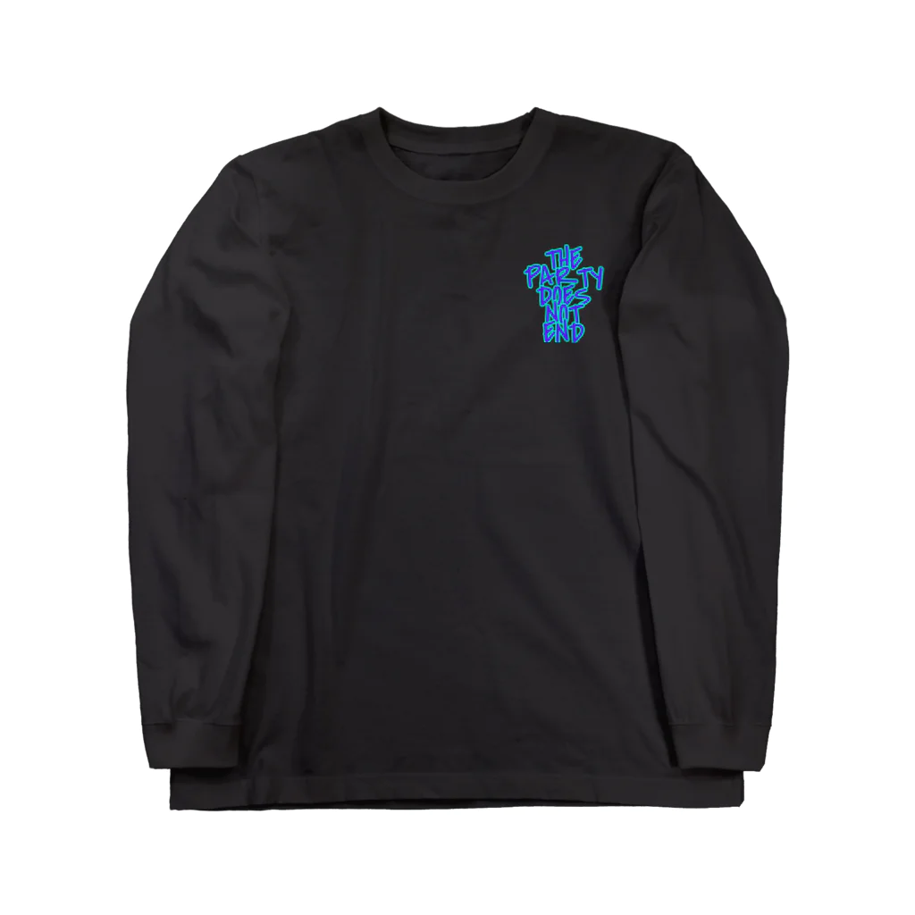 THE PARTY DOES NOT ENDのSTREET LOGO Long Sleeve T-Shirt