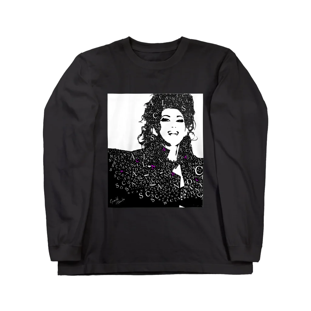 ホタ•ルイカ/Drag queenのSCANDALオリジナルTシャツ ロングスリーブTシャツ