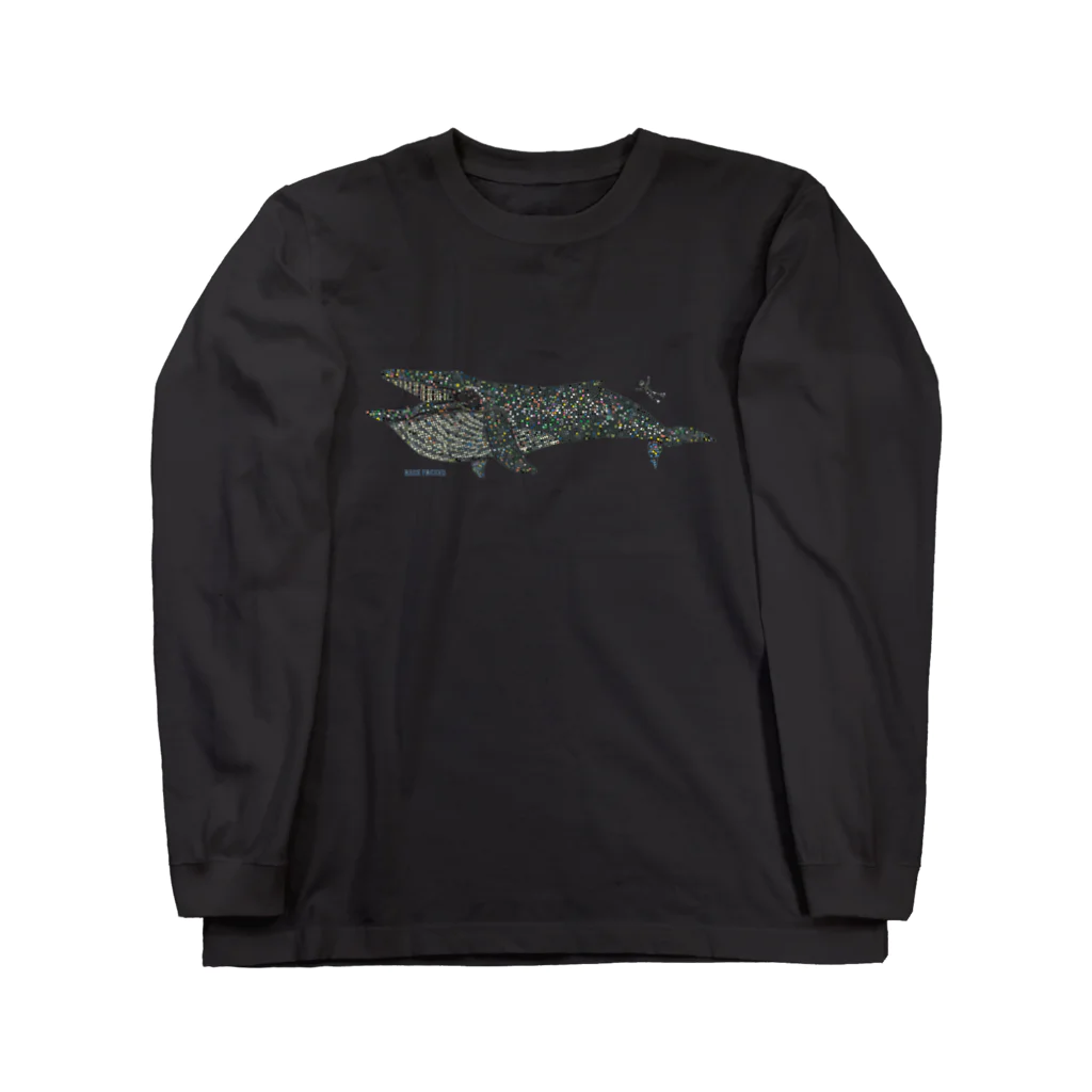 backpackerのタイルのナガスクジラ Long Sleeve T-Shirt