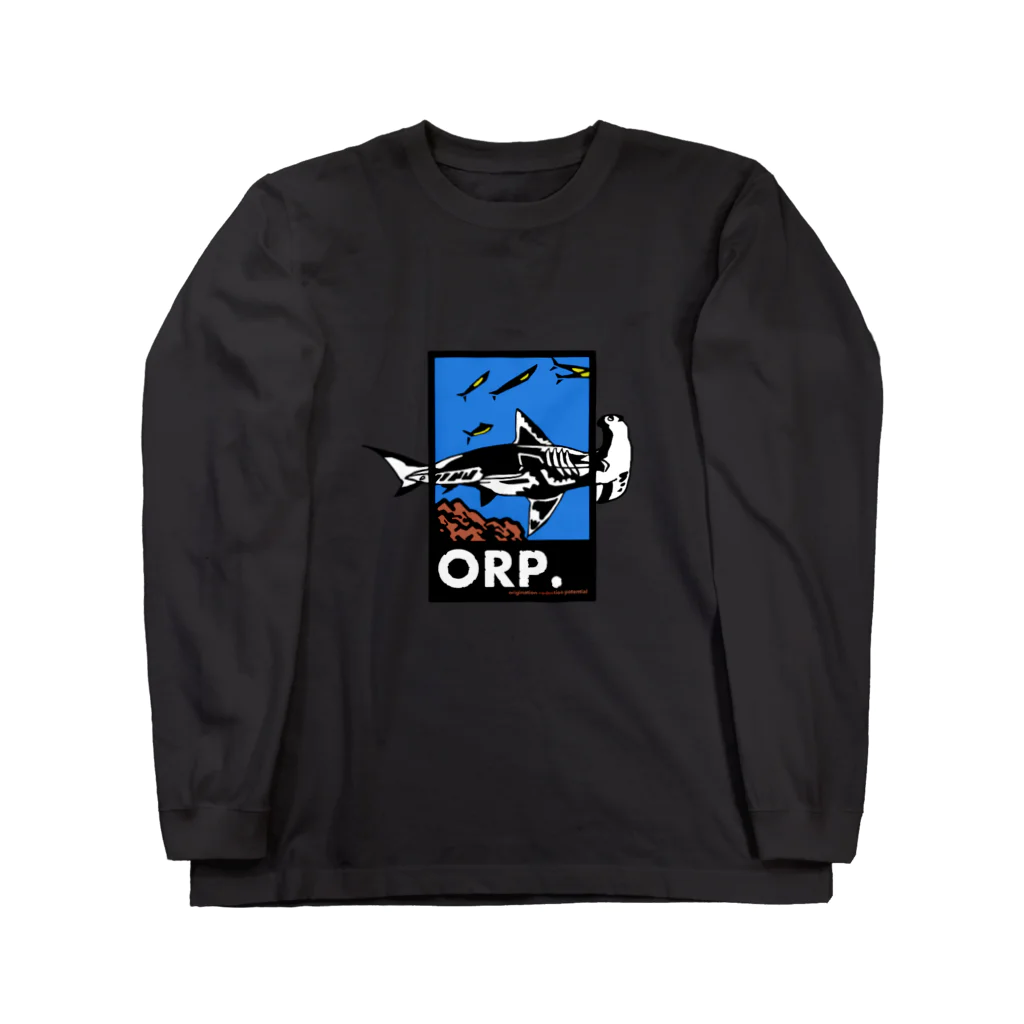 ORP.のORP. 鮫ポスター（シュモク） Long Sleeve T-Shirt